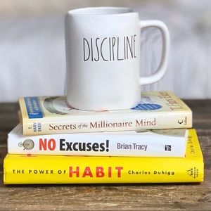 Keys to success/ motivation Book Bundle/ Rae Dunn mug/ signed book